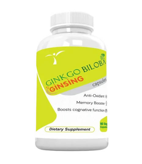 Ramini Bio Nutrition Ginkgo Biloba With Ginseng 500mg Veg Capsules | Grocsy