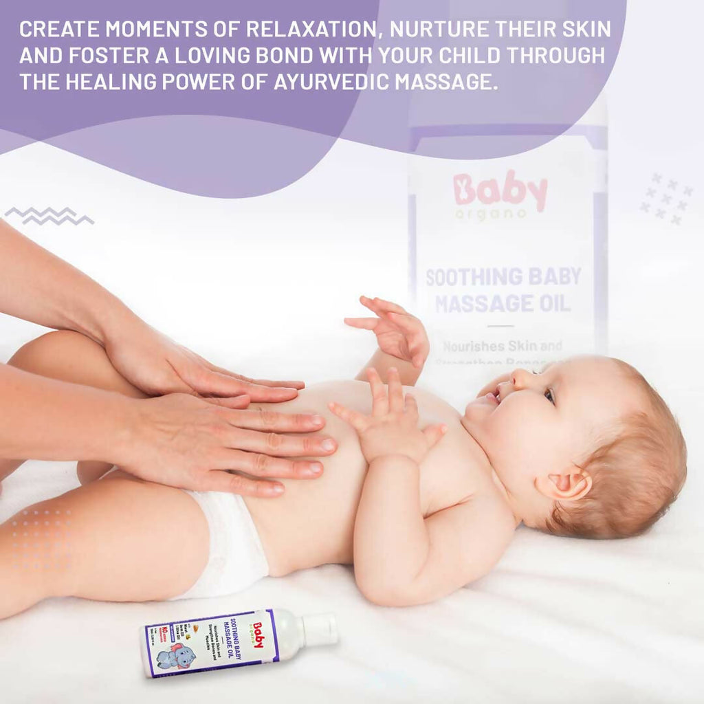 Babyorgano Soothing Baby Massage Oil | Grocsy