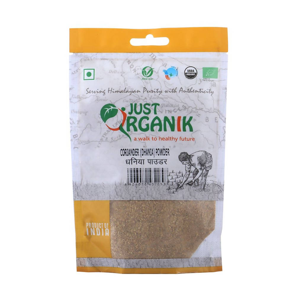 Just Organik Coriander (Dhania) Powder | Grocsy
