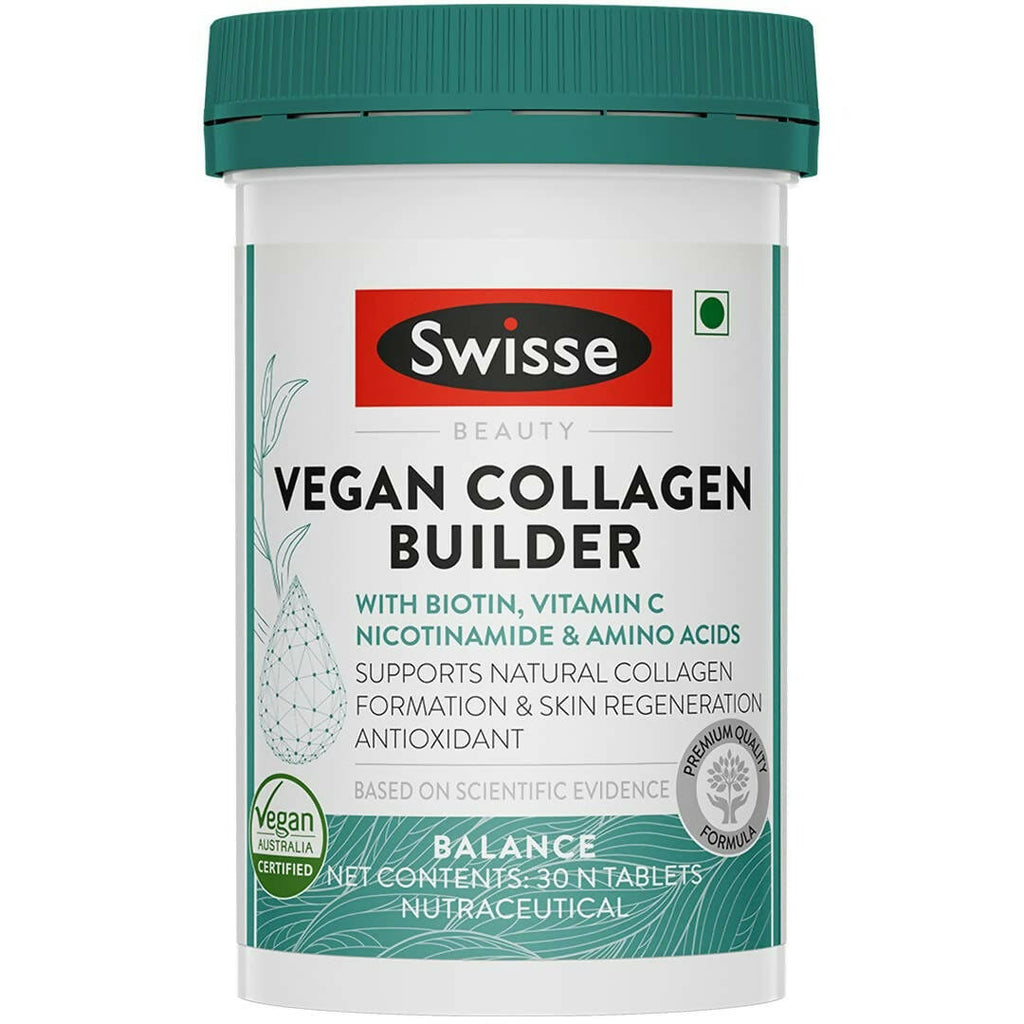 Swisse Vegan Collagen Builder with Biotin & Vitamin C | Grocsy