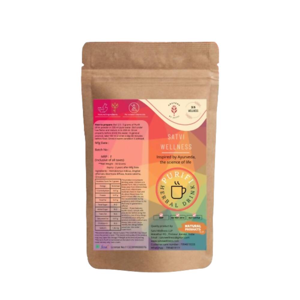 Satvi Wellness Purifi - Herbal Drink Mix | Grocsy