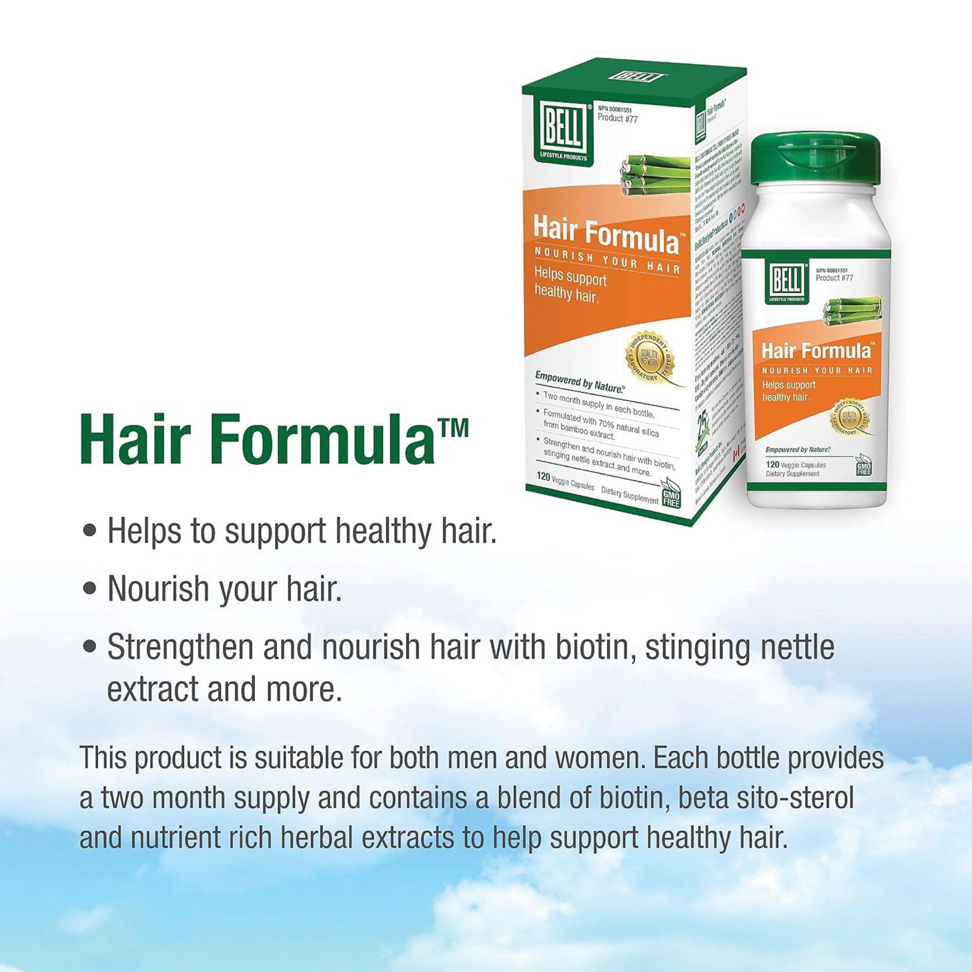 The Ayur House Hair Formula For Men and Women Capsules | Grocsy