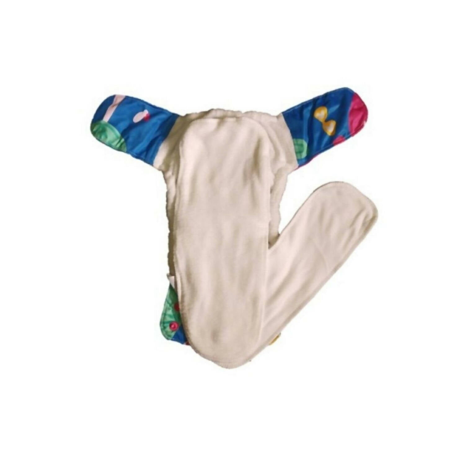 Kindermum Nano Pro Aio Cloth Diaper ( With 2 Organic Inserts And Power Booster)-Random Jungle For Kids | Grocsy