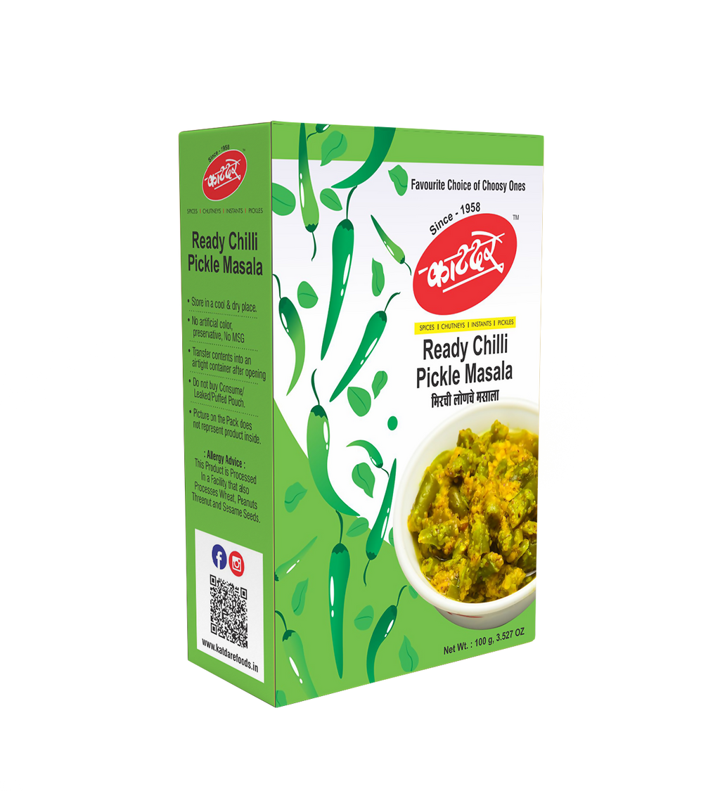 Katdare Foods Green Chilli Pickle Masala