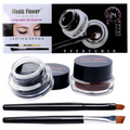 Music Flower Black Brown Smudge Proof Gel Eyeliner | Grocsy