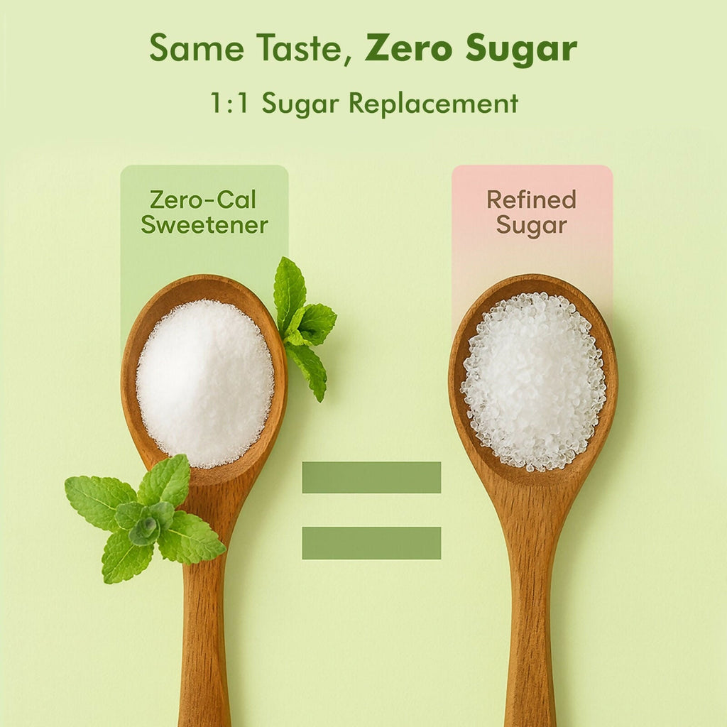 Dr. Morepen Slimsweet Natural Sugar Substitute with Stevia & Monk Fruit | Grocsy