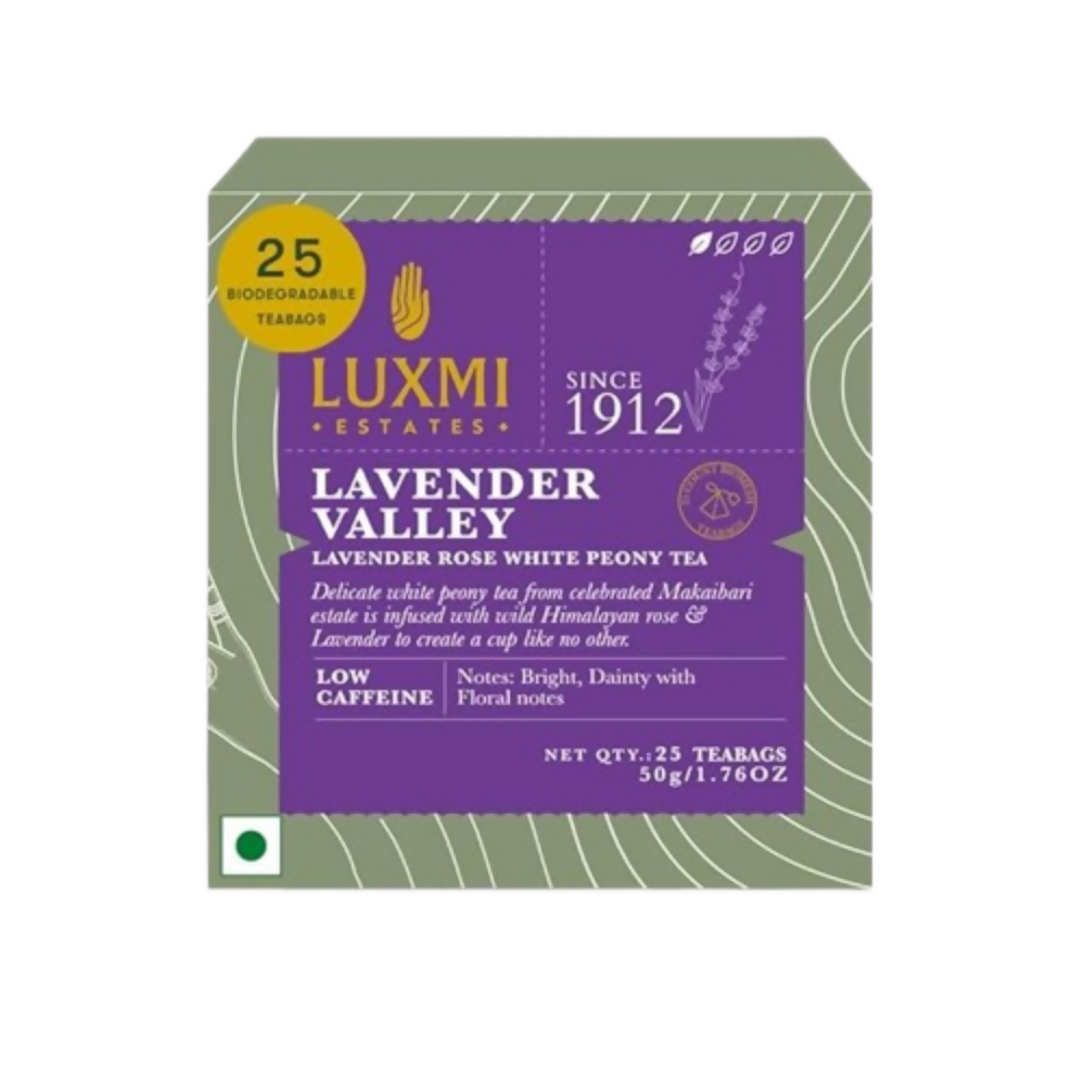 Luxmi Estates Lavender Valley White Tea | Grocsy