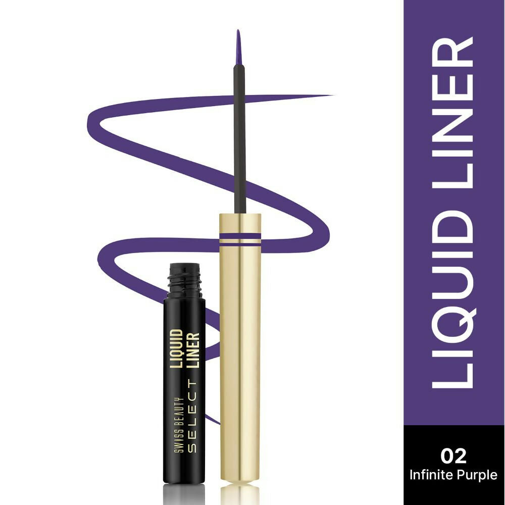 Swiss Beauty Select Here To Stay Liquid Liner, 2-Infinite Purple | Grocsy