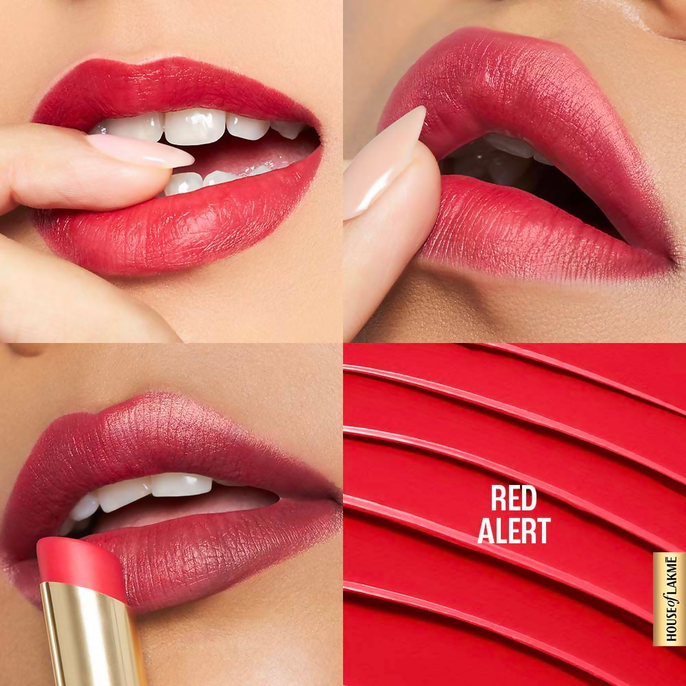 Lakme 9to5 Hya Matte Lipstick - Red Alert | Grocsy
