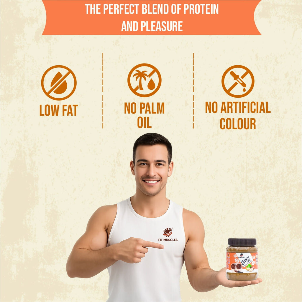 Fit Muscles Chocolate Peanut Butter Crunchy Chocolate | Grocsy