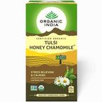 Organic India Tulsi Honey Chamomile 25 Tea Bags | Grocsy