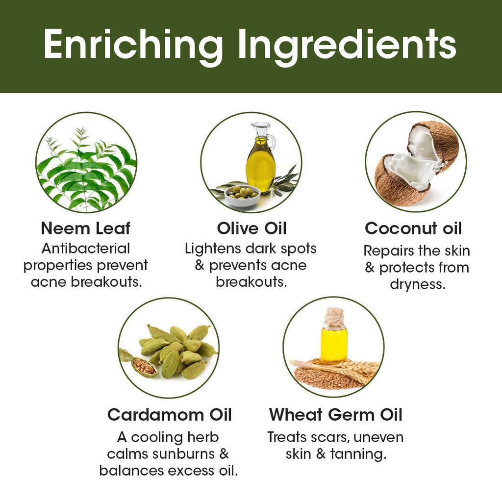 TAC - The Ayurveda Co. Eladi & Neem Soap | Grocsy