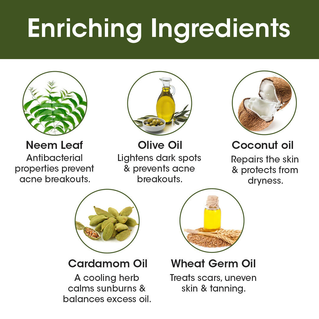TAC - The Ayurveda Co. Eladi & Neem Soap | Grocsy