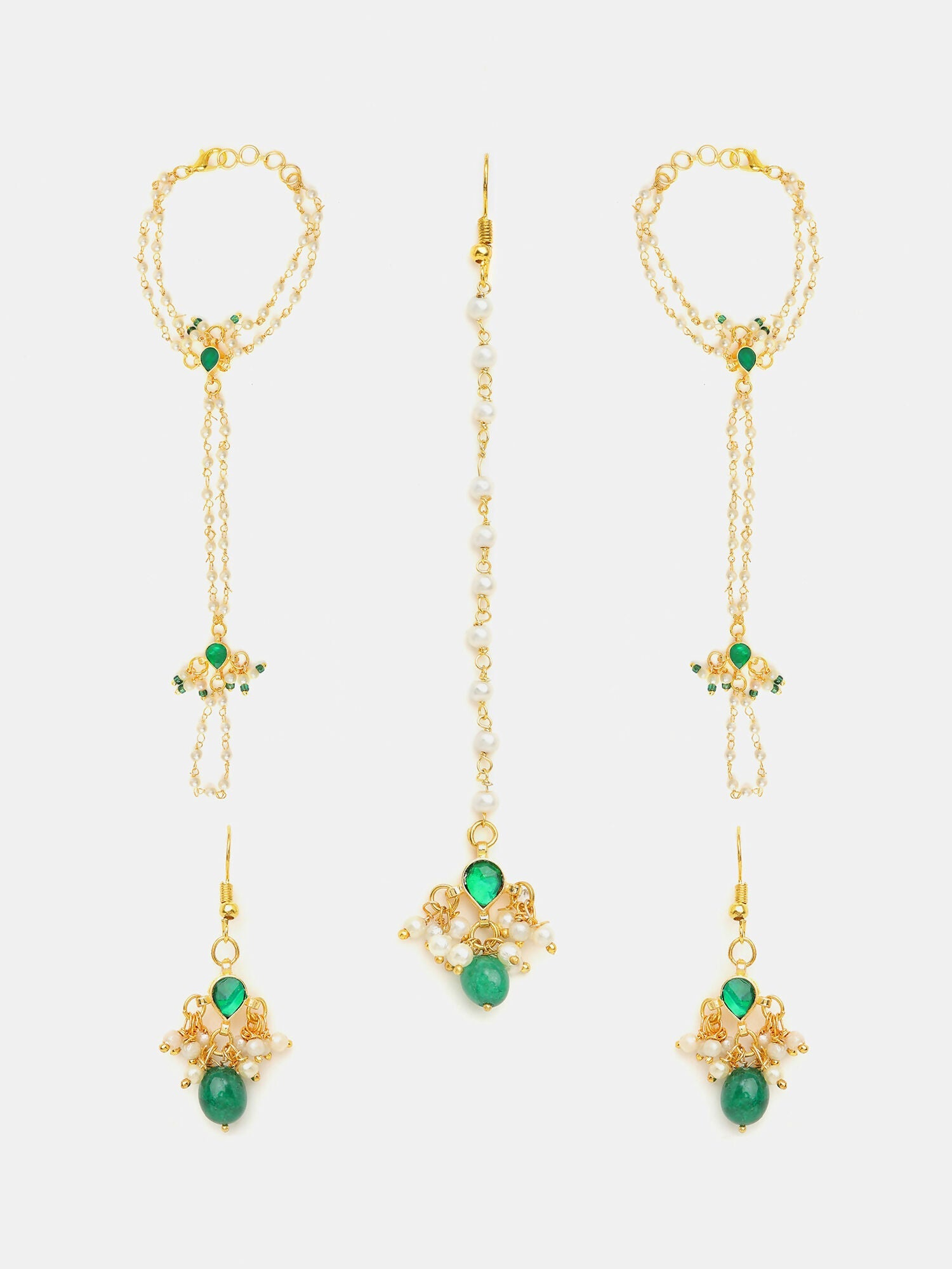 Ruby Raang Green Aura Set | Grocsy
