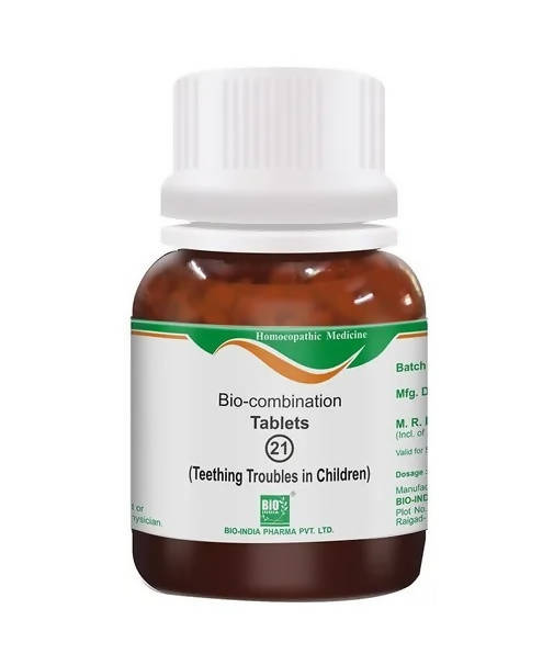 Bio India Homeopathy Bio-combination 21 Tablets | Grocsy