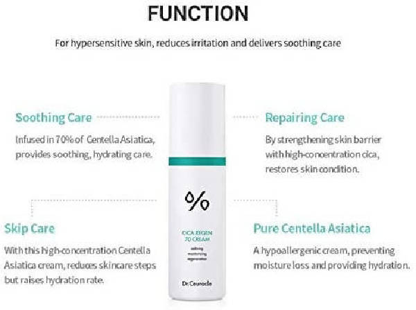 Dr.Ceuracle Cica Regen 70 Cream | Grocsy