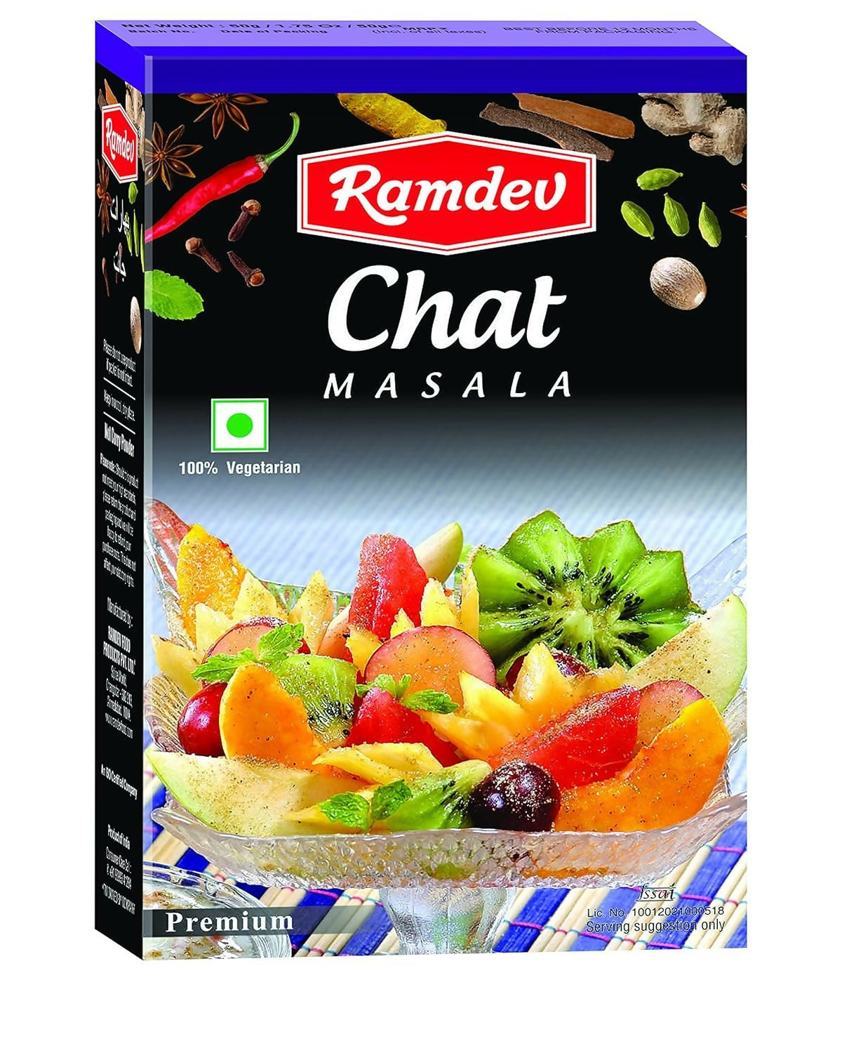 Ramdev Chat Masala Powder | Grocsy