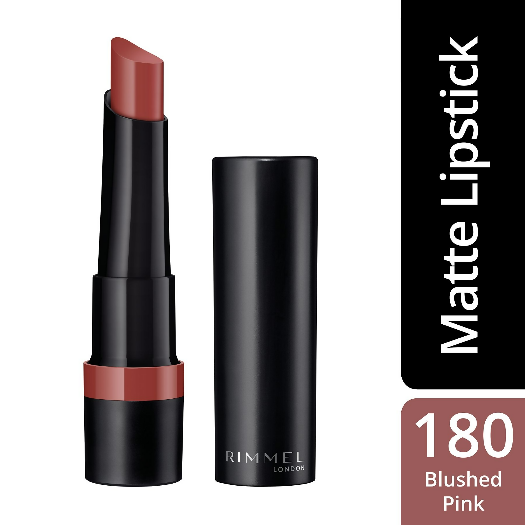 Rimmel London Lasting Finish Matte Lipstick - Blushed Pink | Grocsy