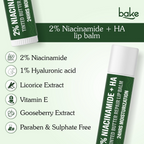 Bake 2% Niacinamide + Hyaluronic Acid Tinted Butter Brightening Lip Balm | Grocsy