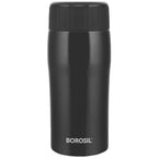 Borosil Cosmic Insulated Water Bottle Tumbler - 320ml (Black) | Grocsy