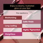 Good Vibes HydraGlow Creme Lipstick - Pink Fiesta | Grocsy
