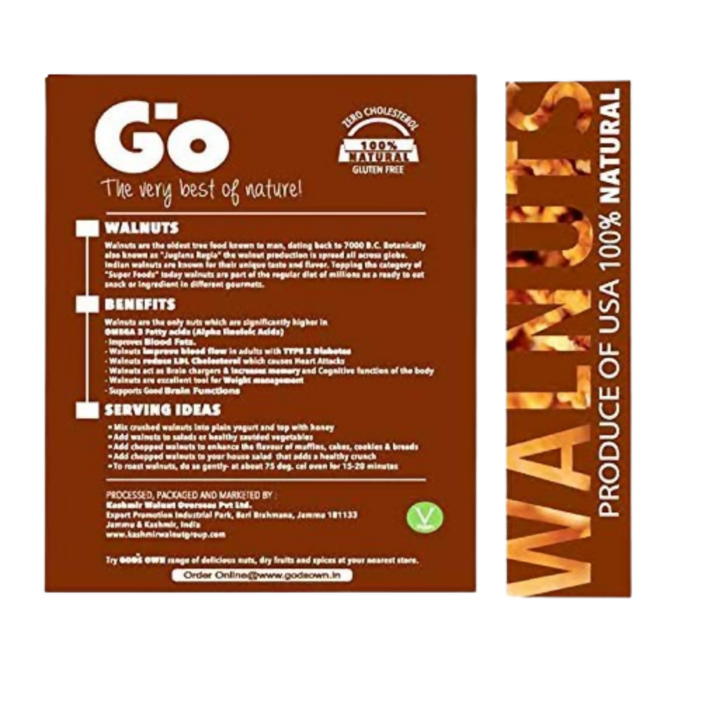 Go Premium Walnut Kernels Halves | Grocsy