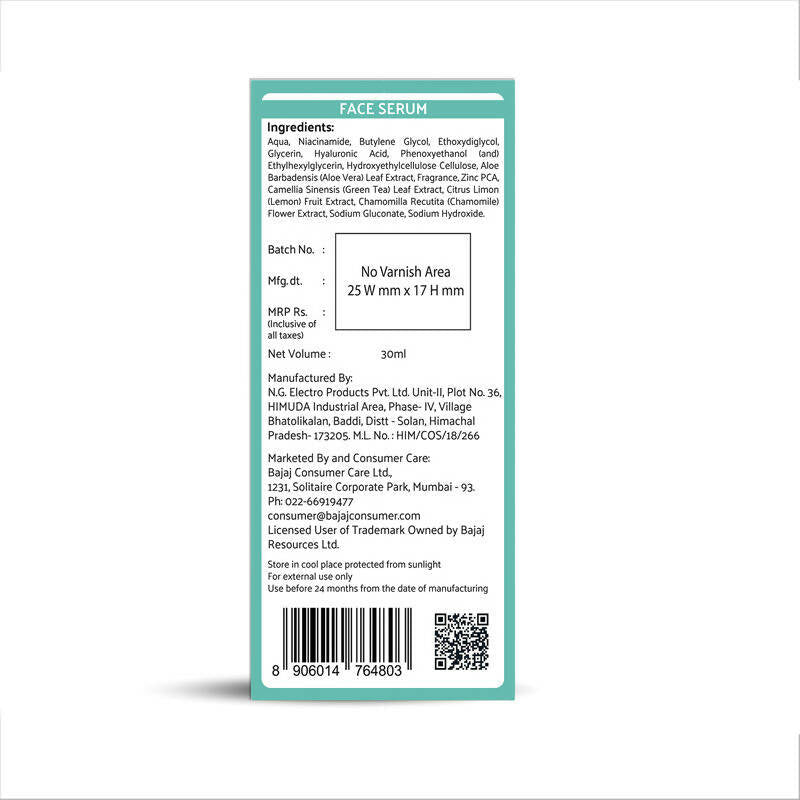 Bajaj Nomarks Skin Clearing Face Serum | Grocsy
