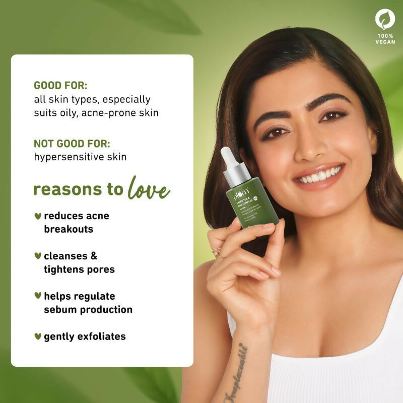 Plum Green Tea & 3% Zinc Complex Face Serum with Acnacidol BG - Fights Acne, Pimples & Controls Oil | Grocsy
