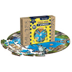 Webby Wooden Seven Wonders of The World Jigsaw Puzzle-60 Pcs | Grocsy