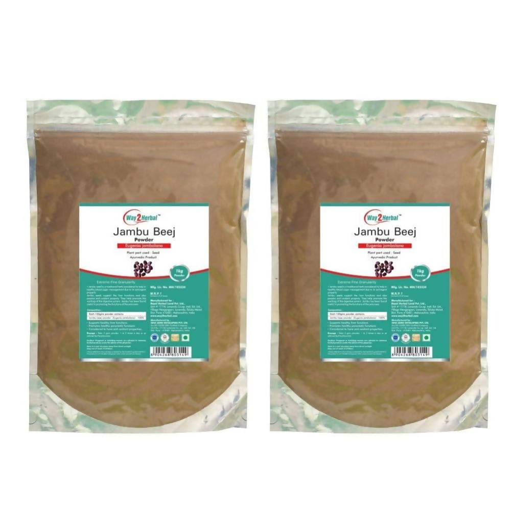 Way2herbal Organic Jambu Beej Powder | Grocsy