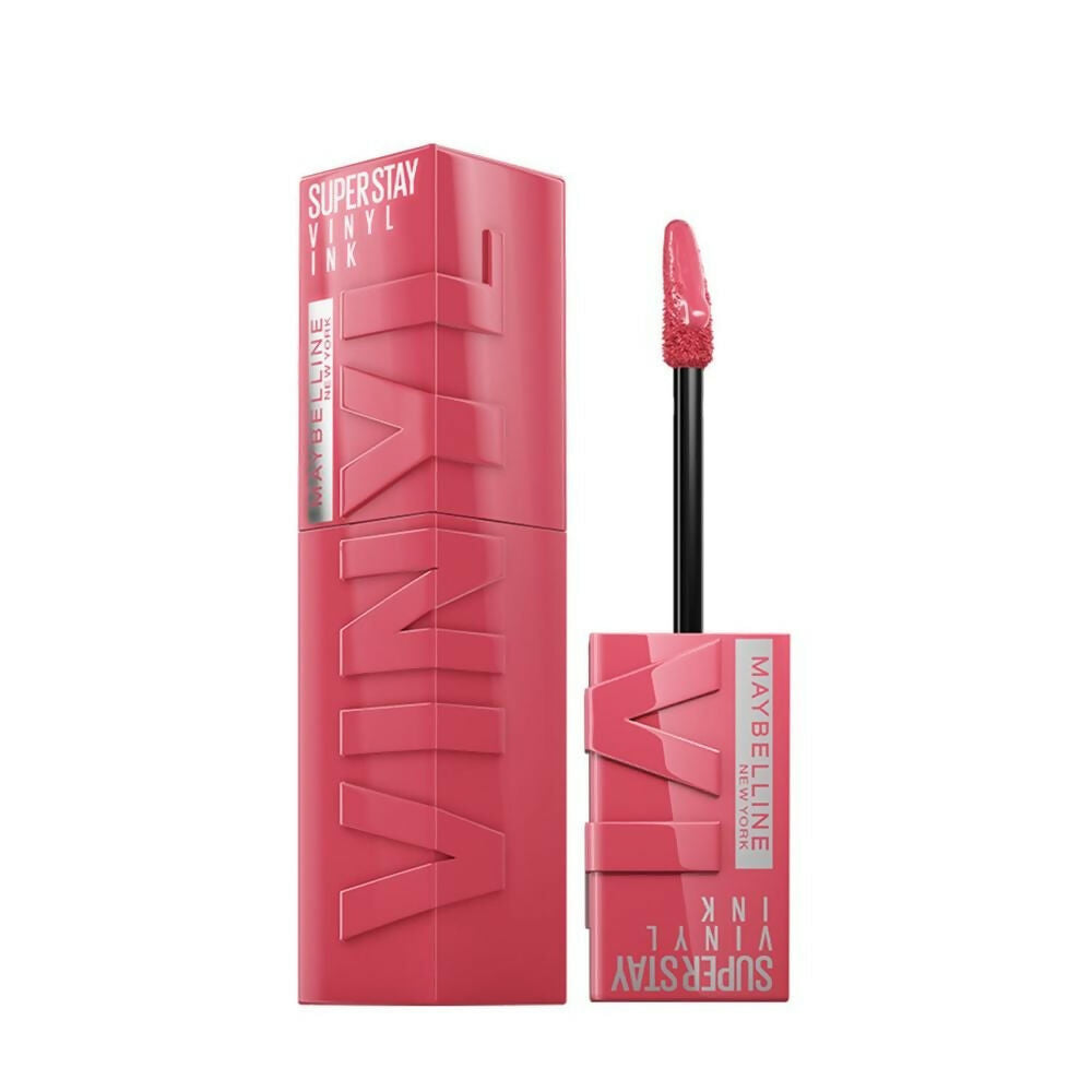 Maybelline New York Super Stay Vinyl Ink Liquid Lipstick, Instant Shine Lasts Up To 16H - Rogue | Grocsy