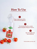VI-JOHN Prakritik Tomato Skin Brightening geling For Detans,100% Natural Bio Actives Face Wash | Grocsy