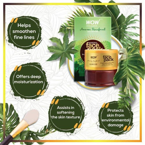 Wow Skin Science Amazon Rainforest Collection - Mineral Face Pack | Grocsy