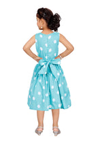 Asmaani Kids Party Wear Stylish Dresses, Perfect for Parties, Functions & Vacations - Aqua Blue | Grocsy