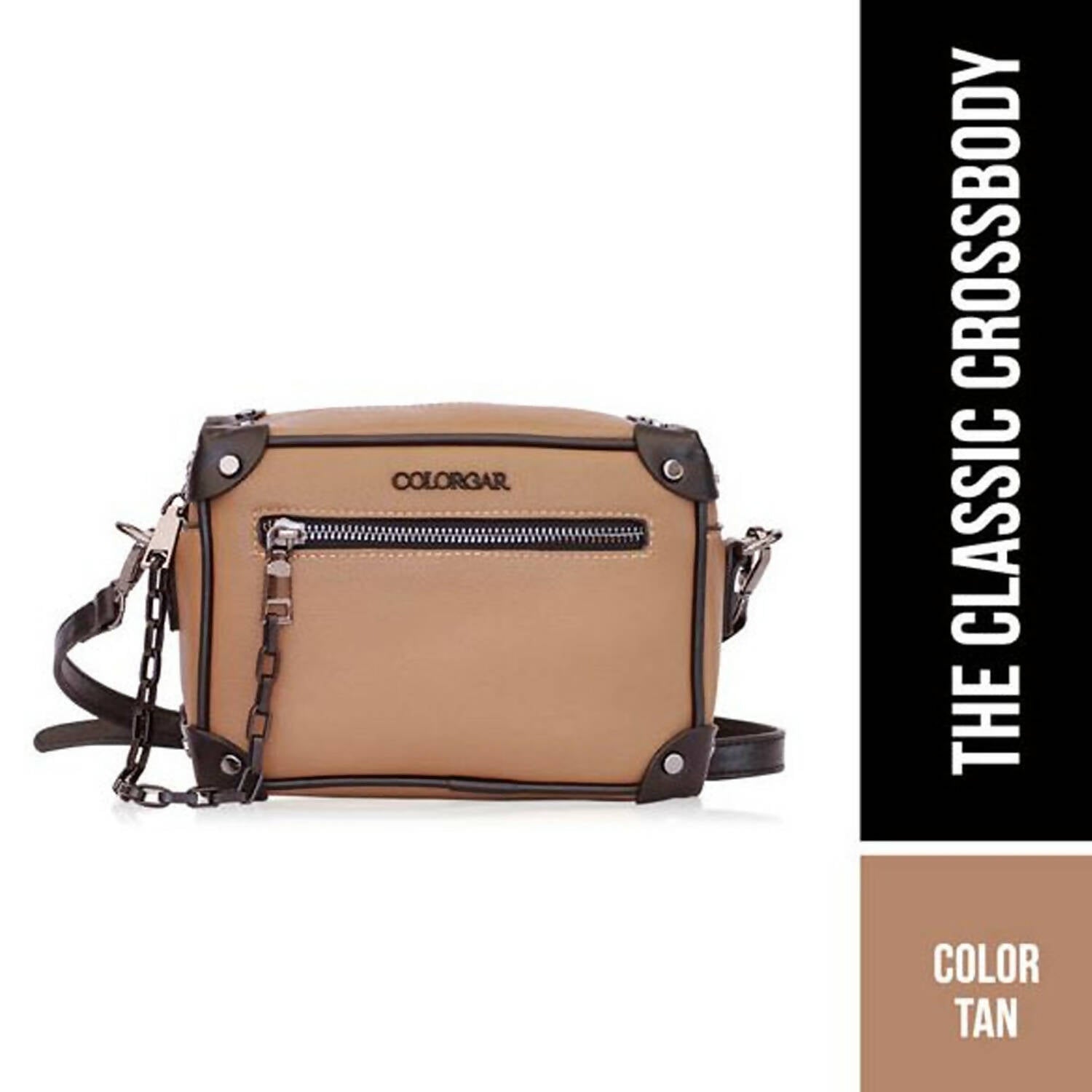 Colorbar Pouch The Classic Crossbody - Tan | Grocsy