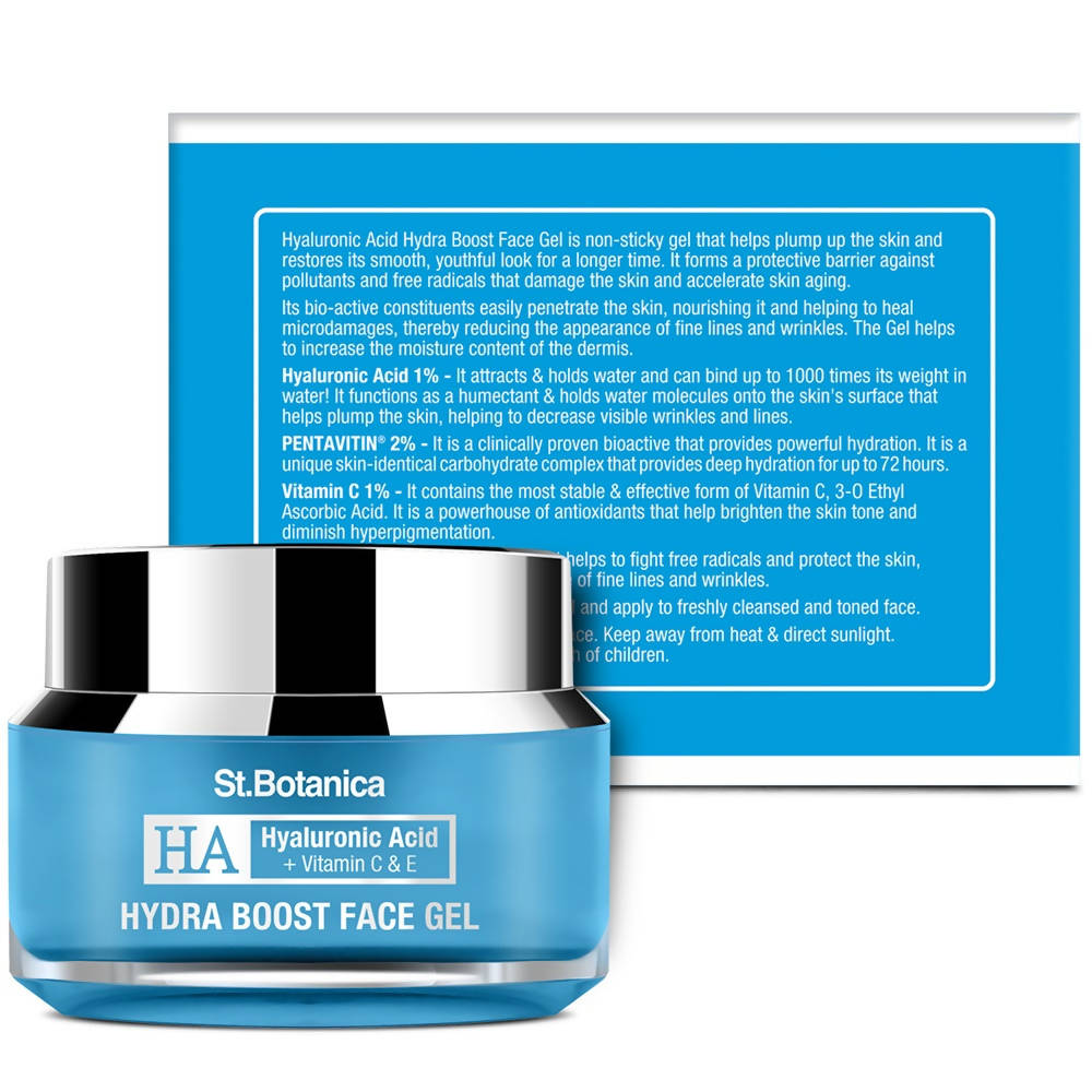 St.Botanica Hyaluronic Acid Hydra Boost Face Gel | Grocsy