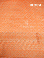 Shades Of Orange With Floral Design Semi Chanderi Saree By Gayathri Reddy Designer Studio | Grocsy