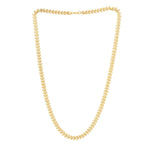 Gold-Polished Alloy Golden Pearl Chain - The Pari | Grocsy
