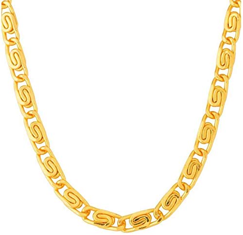 Gold-Polished Alloy Gold Chain Inspired By Sachin Tendulkar Chain - The Pari | Grocsy
