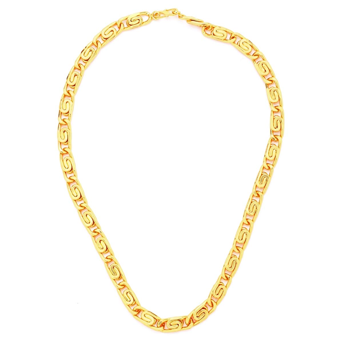 Gold-Polished Alloy Gold Chain Inspired By Sachin Tendulkar Chain - The Pari | Grocsy