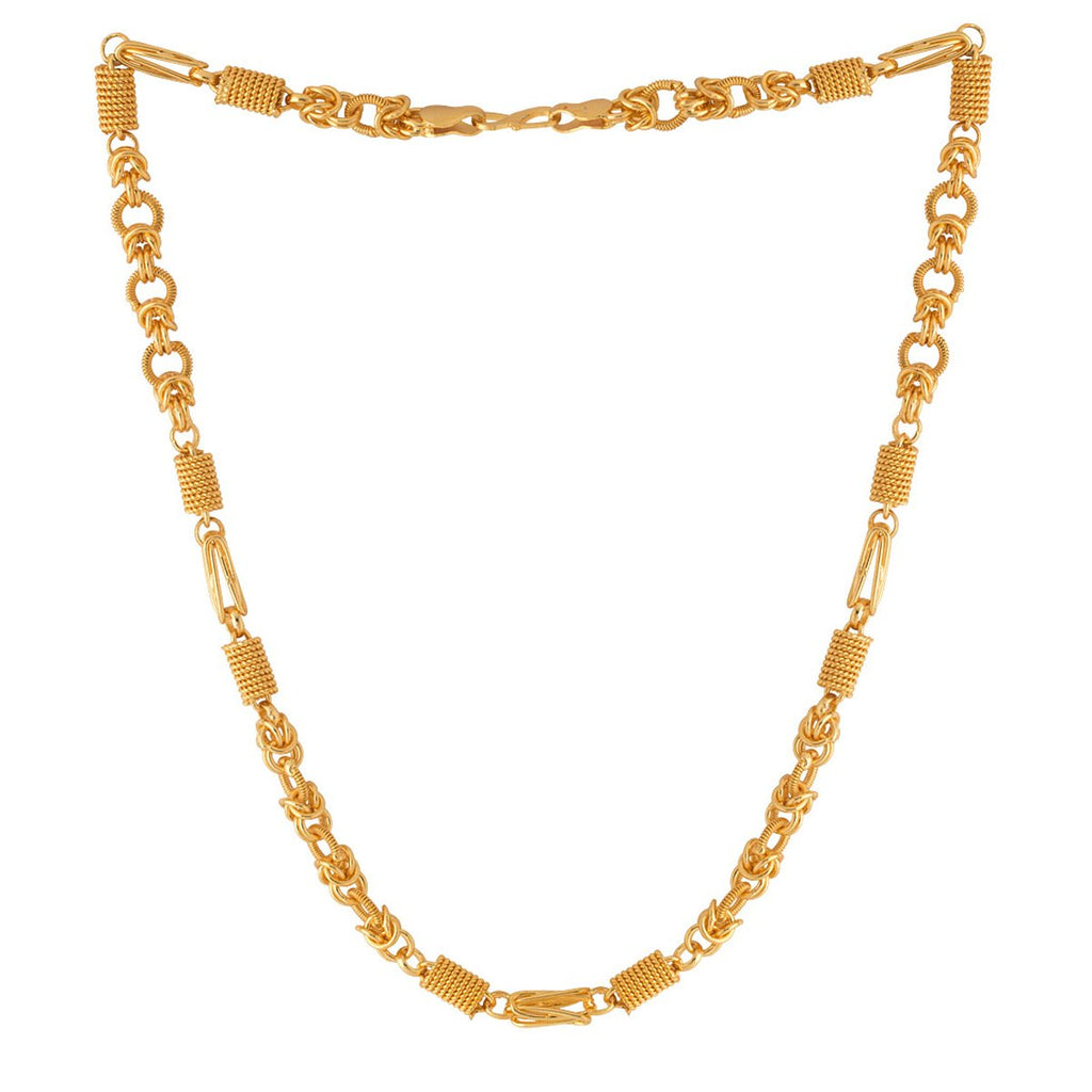Gold-Polished Alloy Classy High Quality Chain - The Pari | Grocsy