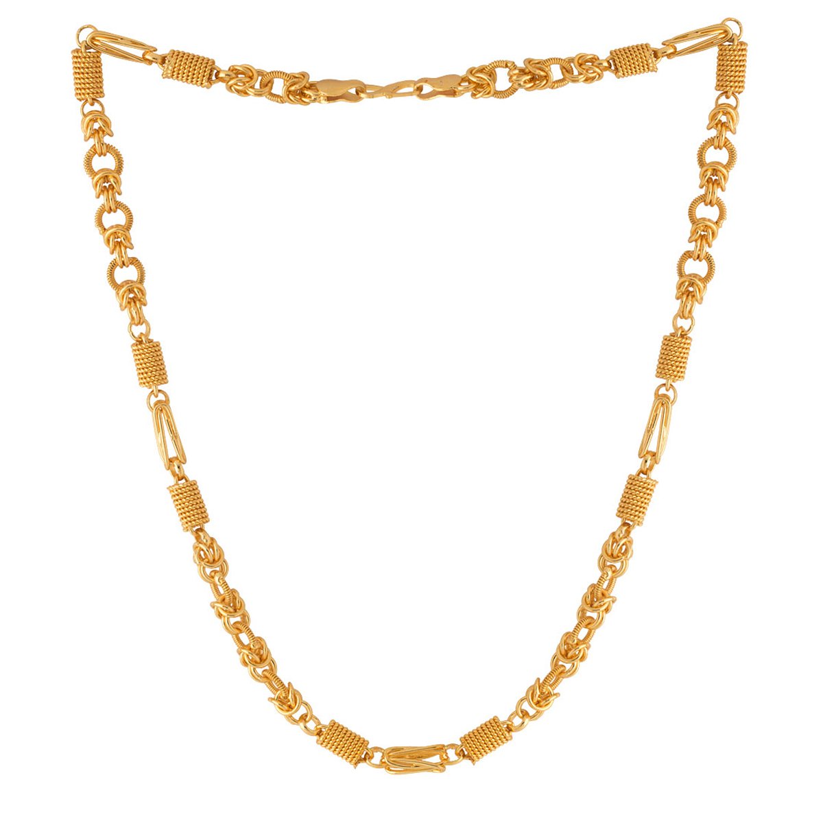 Gold-Polished Alloy Classy High Quality Chain - The Pari | Grocsy