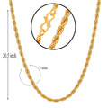 Gold-Polished Alloy Designer Chain - The Pari | Grocsy