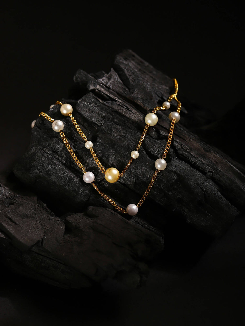 Women's Gold-Polished Chain - Ruby Raang | Grocsy