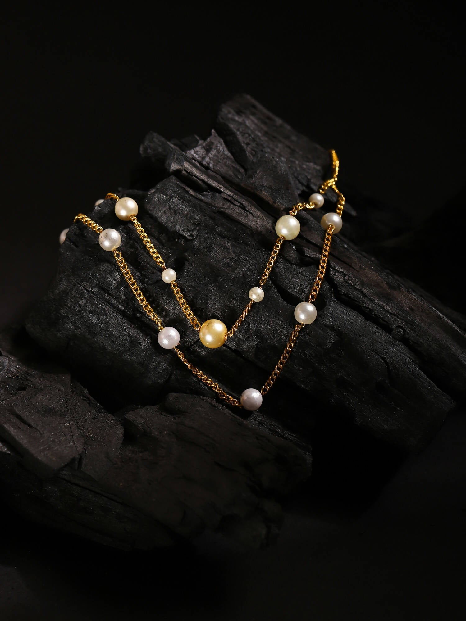 Women's Gold-Polished Chain - Ruby Raang | Grocsy