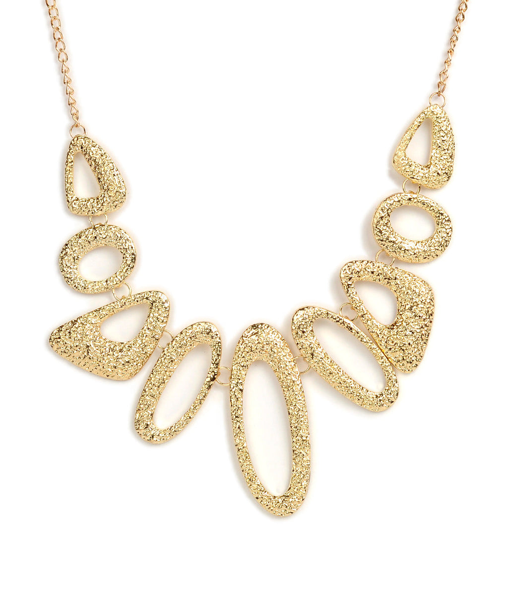 Gold-Toned Alloy Designer Necklace - The Pari | Grocsy