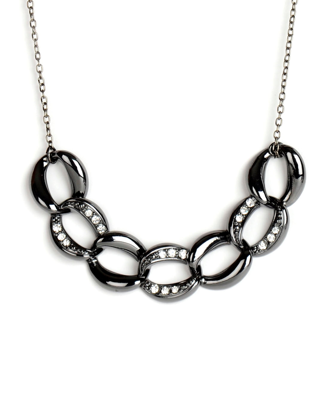 Silver-Plated Alloy Stylish Diva Necklace - The Pari | Grocsy