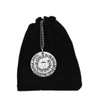 Silver-Plated Alloy Stainless Steel Love Quote Pendant Necklace - The Pari | Grocsy