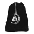 Silver-Plated Alloy Stainless Steel Love Quote Pendant Necklace - The Pari | Grocsy