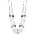 Silver-Plated Alloy Designer Silver Chain Necklace - The Pari | Grocsy